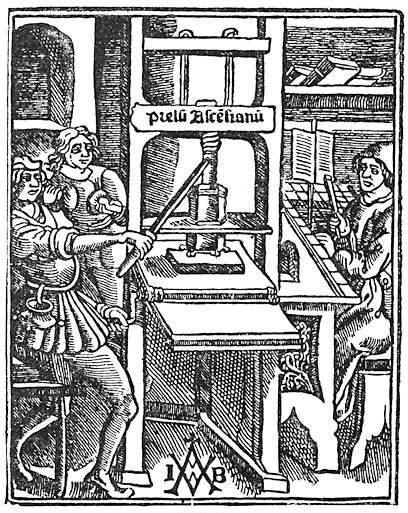 Medieval Printing Press